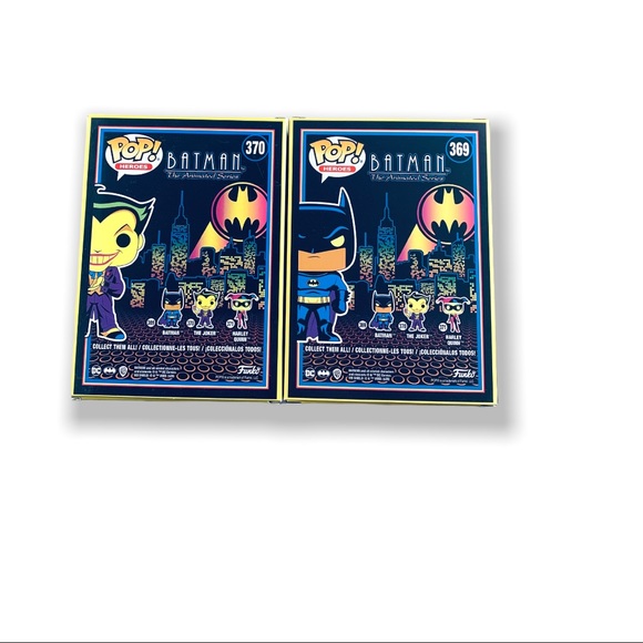 Funko Pop! Black Light Batman & Joker Special Edition! Both Ship In Protectors! - Picture 10 of 13